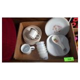 VINTAGE DYNAWARE CUSTARD CUPS, FIREKING PLATES,>>>
