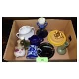 VTG CUPS & SAUCERS, NORDIC MUG, VASES, & SUGAR>>