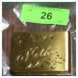 VINTAGE ELGIN AMERICAN ENGRAVED "MOTHER" COMPACT>>