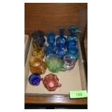 VINTAGE CREAMERS, PITCHERS, VASES, IMPERIAL GLASS>