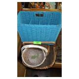 VTG SPLINT BASKET, BICYCLE BASKET, ASST. BASKETS