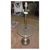 BRASS & GLASS LAMP TABLE