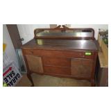 VINTAGE BUFFET (NEEDS SOME LOVE- DOORS ARE NOT>>>