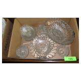 VTG FOSTORIA? COLONY SWIRL BOWLS, CUPS, SAUCERS,>>