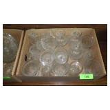 VTG FOSTORIA? COLONY SWIRL SHERBERTS & FOOTED>>>