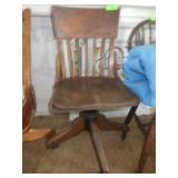VINTAGE OAK DESK CHAIR