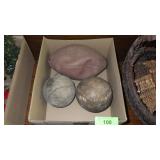 VTG SOFTBALLS (16" & 18"), VTG FOOTBALL