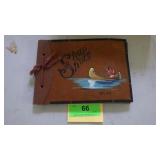 VTG LEATHER CODY WYO SOUVENIR SNAPSHOTS ALBUM