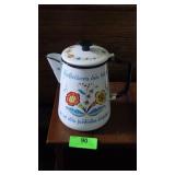 VTG BERGGREN ENAMEL COFFEE POT