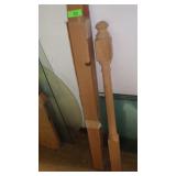 COFFMAN OAK NEWELL POST  59"