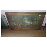 VINTAGE PRINT 48 x 30