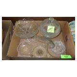 VINTAGE COMPOTES, COVERED CANDY DISH (CHIP ON>>>>>