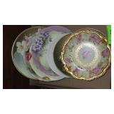VINTAGE HAND PAINTED PLATES