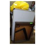 VINTAGE DESK DRAWER, CORK BOARD, DRY ERASE BOARD>>