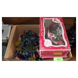 VINTAGE CHRISTMAS LIGHTS & BLINKING WOW (UNTESTED)
