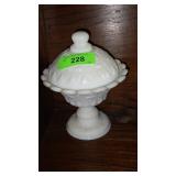 VINTAGE KEMPEL LACE & DEWDROP COVERED CANDY DISG