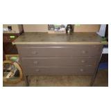 *DEEP* DRESSER (CONTACT PAPER ON TOP) 53 x 33 x 37