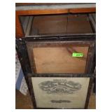 1913 FRAMED DIPLOMA, 2 VINTAGE FRAMES (SEE PICS>>>