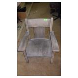 VINTAGE MISSION OAK ARTS & CRAFTS CHAIR