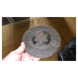 VINTAGE CAST IRON STOVE COVER / LID 6 1/2"