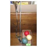 SIMMONS PUTTER & BRASS PUTTER, VTG GOLF TEE>>>