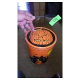 1982 GENERAL CAN CO HALLOWEEN TIN PAIL