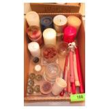 ASST. CANDLES & CANDLE HOLDERS