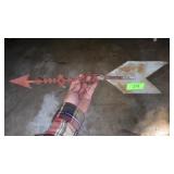 VINTAGE LIGHTENING ROD ARROW
