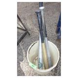 3 ALUMINUM BASEBALL BATS (LOUIVILLE SLUGGER, >>>