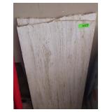 TWO PIECES OF MARBLE 19IN. X ~3FT.