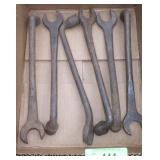 VINTAGE FORD SCRIPT OPEN END BOX WRENCHES