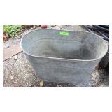 VINTAGE GALVAIZED BOILER (NO LID) 23 x 11 x 14
