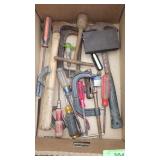 HAMMERS, SCREWDRIVERS, CLAMPS, ETC