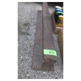 30" SECTION OF RAILROAD TRACK