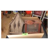 VTG BIRDHOUSE & BIRD FEEDER
