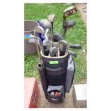 ASST. GOLF CLUBS IN DATREK GOLF BAG