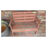 VINTAGE CHILDS BENCH  29" WIDE