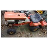 SIMPLICITY MOWER (NO DECK) W/ PULL BEHIND TILLER>>