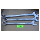 3 CRAFTSMAN WRENCHES (1-1 1/4, 1-1 1/8, 1 -1 1/16)