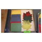 VTG RUBBERMAID COASTERS & MAPLE LEAF COASTERS