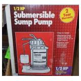 ACE 1/2 HP SUBMERSIBLE SUMP PUMP UNTESTED
