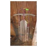 VINTAGE WOODEN SLED 3