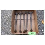 VINTAGE FORD SCRIPT OPEN END BOX WRENCHES