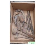 HORSESHOES, PLIERS, ETC