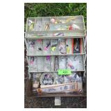 PLANO TACKLE BOX W/ ASST TACKLE