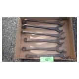 VINTAGE FORD SCRIPT OPEN END BOX WRENCHES
