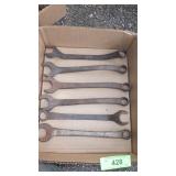 VINTAGE FORD SCRIPT OPEN END BOX WRENCHES