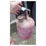 VINTAGE 3 GALLON? METAL GAS CAN