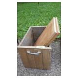 VINTAGE TIN LINED DRAWER & 2 CUTTING BOARDS