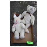 VTG SHANGHAI DOLL FACTORY BUNNY W/ TAG & ORIENTAL>